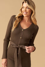 Load image into Gallery viewer, RUNAWAY ICON SWEATER MIDI DRESS