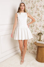 Load image into Gallery viewer, PALM PICNIC WOVEN MINI DRESS