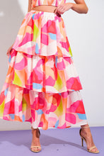 Load image into Gallery viewer, ABSOLUTE EDGE PINK WOVEN TOP AND SKIRT