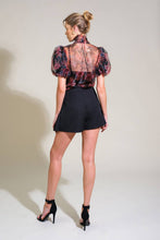 Load image into Gallery viewer, SEASIDE SERENITY FLORAL WOVEN TOP