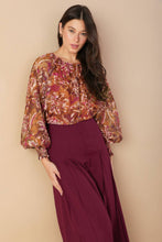 Load image into Gallery viewer, SUNSET STROLL WOVEN TOP
