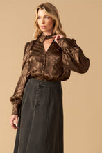 Load image into Gallery viewer, THE ART OF BALANCE WOVEN SATIN TOP