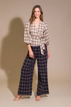 Load image into Gallery viewer, WHAT YOU NEED WOVEN PLAID TOP