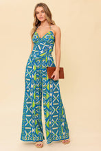Load image into Gallery viewer, STUN LIKE ME NAVY WOVEN TOP AND PANT SET