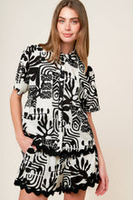 Load image into Gallery viewer, FEEL THE RUSH WOVEN TOP AND SHORTS SET