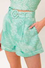 Load image into Gallery viewer, FEELS LIKE FREEDOM MINT WOVEN TOP AND SHORT SET