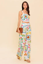 Load image into Gallery viewer, MARIGOLD IVORY WOVEN TOP AND PANT SET