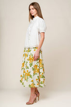 Load image into Gallery viewer, VINEYARD STROLL IVORY WOVEN TOP