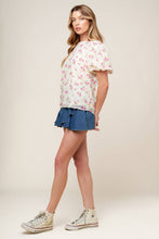 Load image into Gallery viewer, I'LL THINK ABOUT CREAM WOVEN TOP