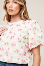 Load image into Gallery viewer, I'LL THINK ABOUT CREAM WOVEN TOP