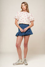 Load image into Gallery viewer, I'LL THINK ABOUT CREAM WOVEN TOP