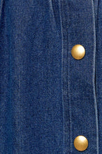 Load image into Gallery viewer, SIMPLY THE VIBE DENIM TOP AND SKIRT SET