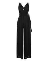 Load image into Gallery viewer, Wrap Your Way Jumpsuit - Black
