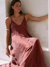 Load image into Gallery viewer, Lucid Flow Maxi Dress - Burgundy