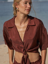 Load image into Gallery viewer, Lucid Tie Shirt - Burgundy