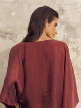 Load image into Gallery viewer, Lucid Knot Top - Burgundy