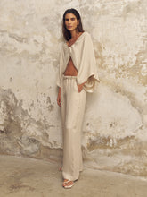 Load image into Gallery viewer, Lucid Flow Tie Pants - Sand