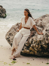 Load image into Gallery viewer, Skye Palazzo Pants - Gold Stripes