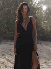 Load image into Gallery viewer, Muse Braided Straps Dress - Black