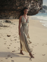 Load image into Gallery viewer, Muse Braided Straps Dress - Khaki Green