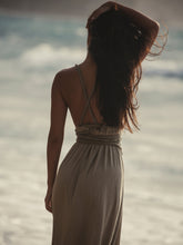 Load image into Gallery viewer, Muse Braided Straps Dress - Khaki Green