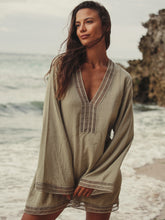 Load image into Gallery viewer, Positano Dress - Khaki Green