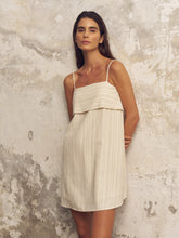 Load image into Gallery viewer, Puglia Stripes Mini Dress - Oatmeal