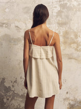 Load image into Gallery viewer, Puglia Stripes Mini Dress - Oatmeal