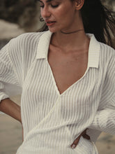 Load image into Gallery viewer, Sade Top - White Stripes