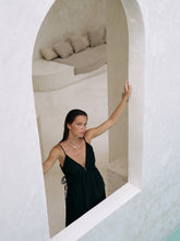 Load image into Gallery viewer, Sofia Ties Maxi Dress - Black