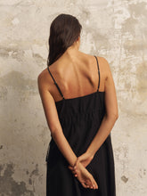 Load image into Gallery viewer, Sofia Ties Maxi Dress - Black