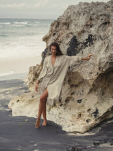 Load image into Gallery viewer, Terra Shirt Dress - Khaki Green