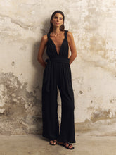 Load image into Gallery viewer, Wrap Your Way Jumpsuit - Black