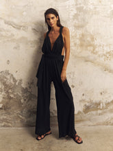 Load image into Gallery viewer, Wrap Your Way Jumpsuit - Black