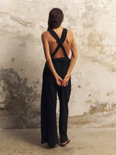 Load image into Gallery viewer, Wrap Your Way Jumpsuit - Black
