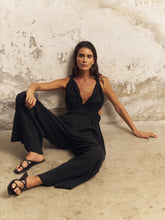 Load image into Gallery viewer, Wrap Your Way Jumpsuit - Black