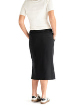 Load image into Gallery viewer, Abbie Mesh Detail Knit Midi Skirt