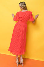 Load image into Gallery viewer, WORD TO THE WISE WOVEN MIDI DRESS