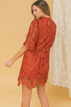 Load image into Gallery viewer, MOMENTS LIKE THIS RED MINI DRESS