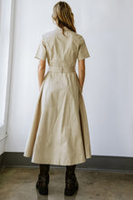 Load image into Gallery viewer, LUCKY ME WOVEN MIDI DRESS