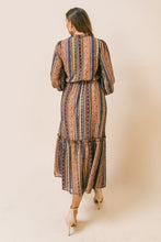 Load image into Gallery viewer, COVERED BY LOVE WOVEN MIDI DRESS