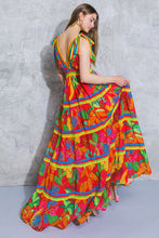 Load image into Gallery viewer, AMONG THE FLOWERS WOVEN MAXI DRESS