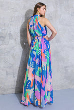 Load image into Gallery viewer, PORTRAIT OF A LADY ON WOVEN MAXI DRESS