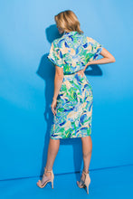 Load image into Gallery viewer, FARAH FRONT WOVEN MIDI DRESS