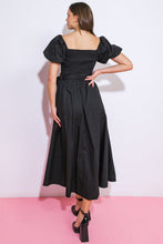 Load image into Gallery viewer, A PEACEFUL PLACE WOVEN MIDI DRESS