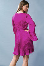 Load image into Gallery viewer, GRACEFUL ENTRANCE SATIN MINI DRESS