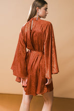 Load image into Gallery viewer, BY ANY MEANS WOVEN SATIN MINI DRESS
