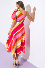 Load image into Gallery viewer, SWEETEN THE DAY WOVEN MIDI DRESS