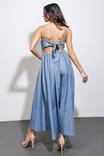 Load image into Gallery viewer, CAPTIVATING HEART DENIM MIDI DRESS