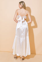 Load image into Gallery viewer, POETRY OF THE HEART WOVEN MIDI DRESS